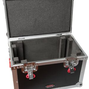 Gator Cases G-TOUR Series ATA Style Road Case for Mini Electric Guitar Amp Heads Such as Marshall JTM1H - Equipped with Heavy Duty Latches and Spring Loaded Handles; (G-TOURMINIHEAD2)