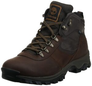 timberland men's anti-fatigue hiking waterproof leather mt. maddsen boot, brown, 12