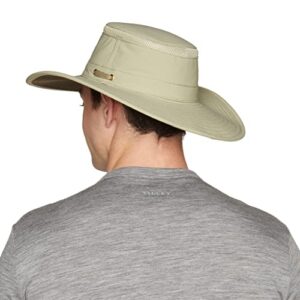 Tilley Mens Womens LTM2 Broad Brim Sun Protection Guaranteed for Life Lightweight Hat Khaki