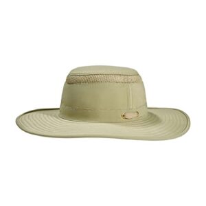 tilley mens womens ltm2 broad brim sun protection guaranteed for life lightweight hat khaki