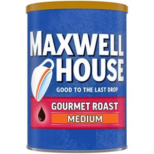 maxwell house gourmet roast medium roast ground coffee (11 oz canister)