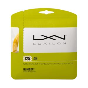 luxilon 4g 125 tennis string - set, gold