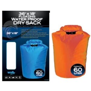 36" x 18" floating water proof dry sack bag 60l