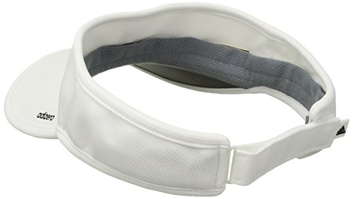 adidas Women's Adizero II Visor, White/Black/Platinum, One Size