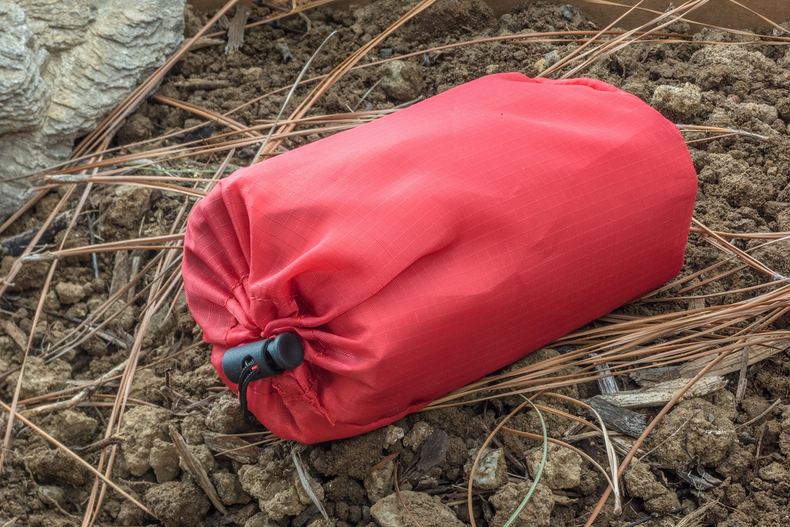 SE Heavy Duty Emergency Aluminized PE Sleeping Bag, 84" x 36", Orange - Ideal for Camping, Hiking, and Survival Kits - EB122OR