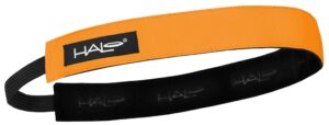 halo hairband headband sweatband orange 1 inch wide