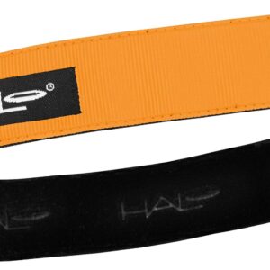 Halo Hairband Headband Sweatband Orange 1 inch wide