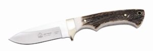 puma sgb blacktail stag hunting knife with leather sheath