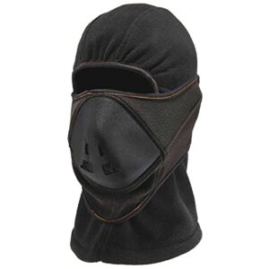 Ergodyne N-Ferno 6970 Balaclava with Detachable Heat Exchanger Face Mask, Winter Ski Mask, Black