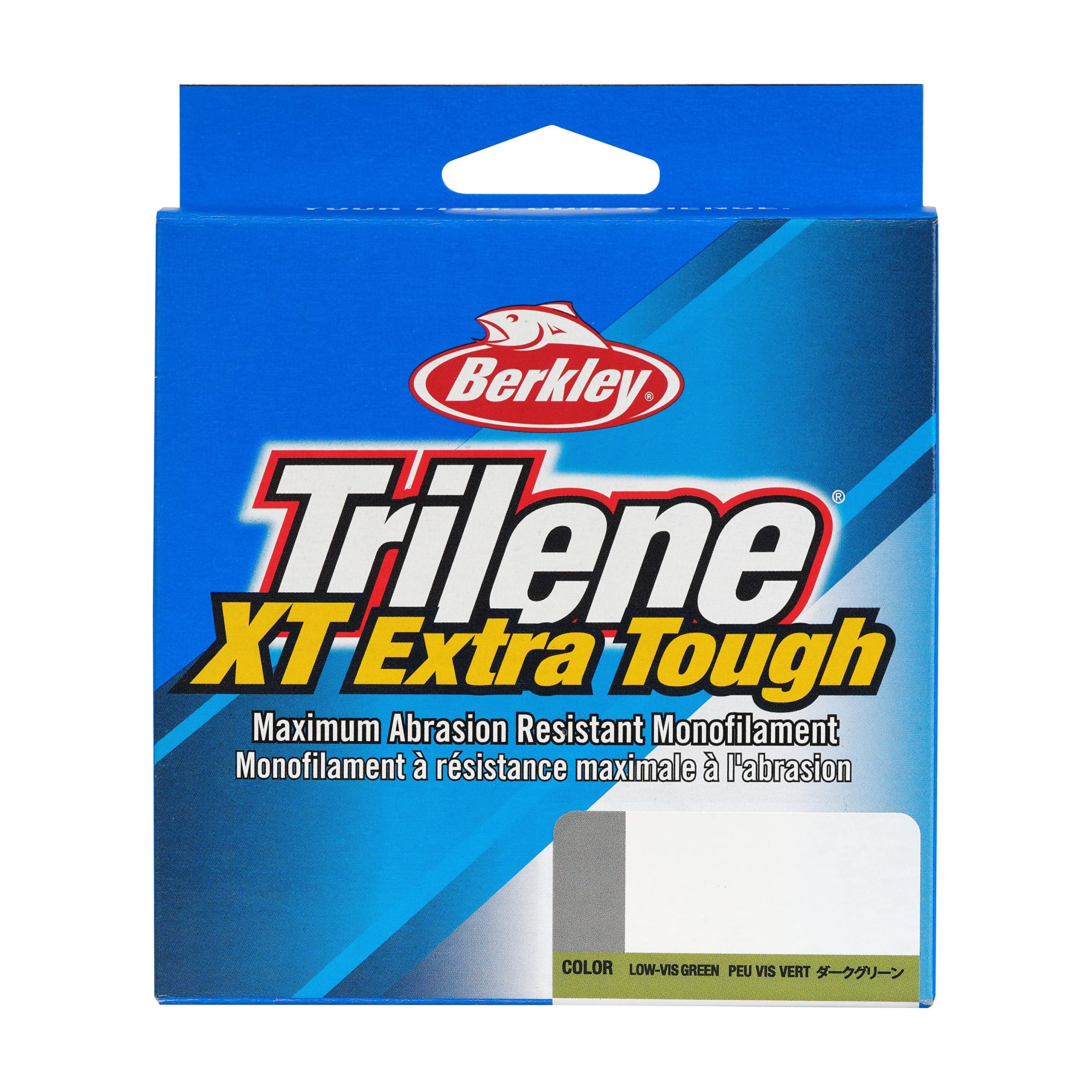 Berkley Trilene® XT®, Low-Vis Green, 20lb | 9kg, 270yd | 246m Monofilament Fishing Line, Suitable for Saltwater and Freshwater Environments