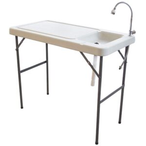 buffalo tools fishtable fish/game table w/faucet