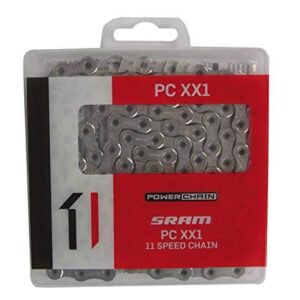 SRAM CHAIN 11-SPEED XX1 118 LINKS HOLLOWPIN SILVER