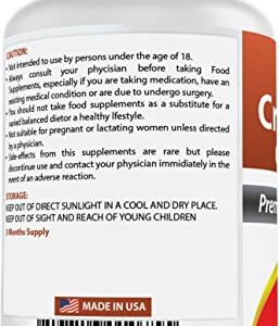 Best Naturals Cranberry Pills 3X Concentrate Veggie Capsule, 12600 mg, 180 Count (817716010755)