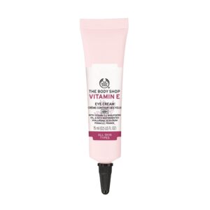 The Body Shop Vitamin E Eye Cream – Reduces the Appearance of Fine Lines – Refreshes & Hydrates – For All Skin Types – Vegan – 0.5 oz