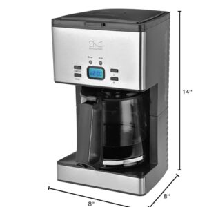 Kalorik Programmable Stainless Steel Coffee Maker, 12-Cup