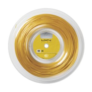 luxilon 4g 130 tennis string - 200m reel, gold