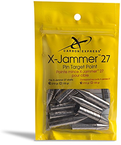 Carbon Express X-Jammer-27 Pro Pin Point, 210 Grain Weight, 12-Pack