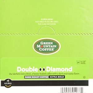 Green Mountain Double Black Diamond Extra Bold K-Cup Coffee, Totally 72 K-Cups