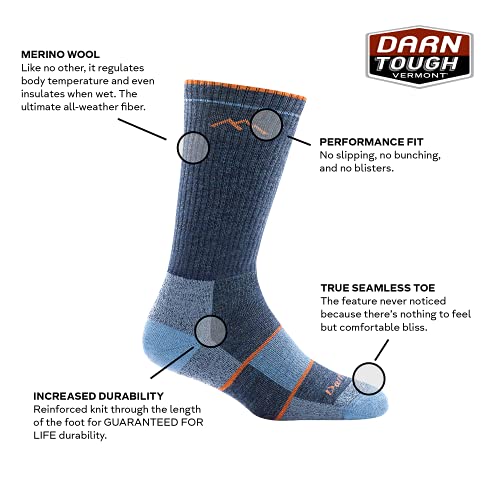 Darn Tough (Style 1908) Women's Hiker Hike/Trek Sock - Slate, Large