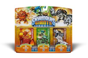 activision skylanders giants triple pack #6 (eruptor, stealth elf & terrafin)