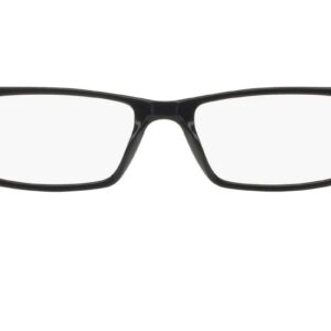 Ray-Ban RX5277 Rectangular Prescription Eyeglass Frames, Black/Demo Lens, 52 mm