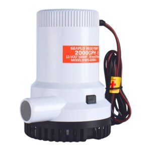 SEAFLO 01-Series 12v 2000 GPH Bilge Pump- 4 Year Warranty!