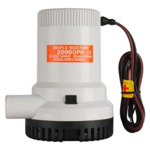 SEAFLO 01-Series 12v 2000 GPH Bilge Pump- 4 Year Warranty!