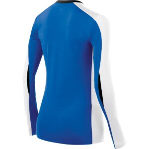 ASICS Roll Shot Performance Jersey, Royal/White, X-Small