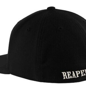 Sons of Anarchy SOA Reaper Crew Fitted Baseball Cap Hat (Adult Large/X-Large) Black