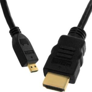 Micro HDMI (Type D) to HDMI (Type A) Cable For Amazon Kindle Fire HD 8.9 Tablet - 6 Feet (Package include a HandHelditems Sketch Stylus Pen) (NOT COMPATIBLE WITH Kindle Fire HDX 8.9)