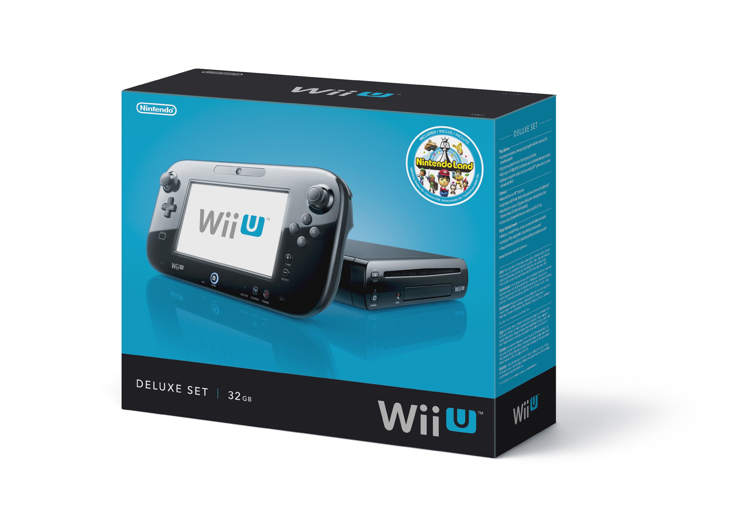 Nintendo Wii U Console - Black Deluxe Set