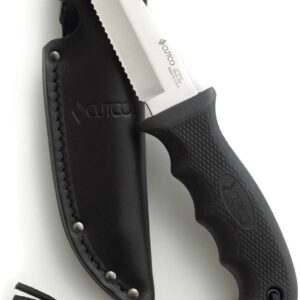 CUTCO Gut Hook Hunting Knife with Leather Sheath #5717BK