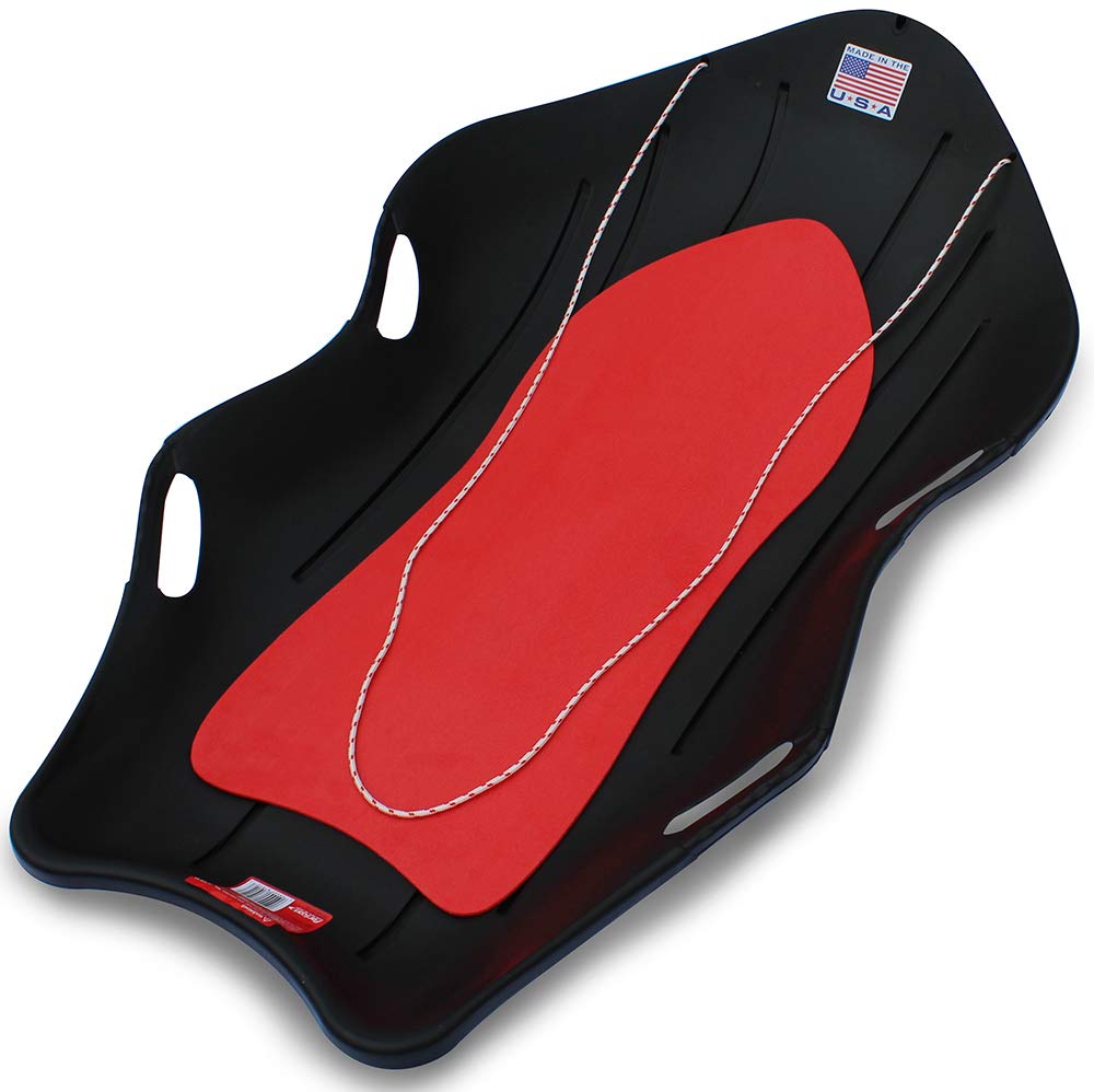 Flexible Flyer Snow Boat Sled. 48” Plastic Sno Slider Bobsled, 48 x 24 x 7.25 inches, Model:912