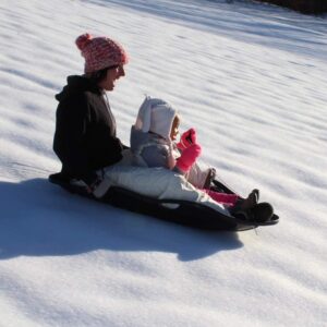 Flexible Flyer Snow Boat Sled. 48” Plastic Sno Slider Bobsled, 48 x 24 x 7.25 inches, Model:912