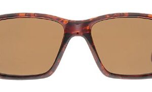 Native Eyewear Kodiak Polarized Rectangular Sunglasses, Maple Tortoise/Brown, 60 mm