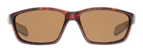 Native Eyewear Kodiak Polarized Rectangular Sunglasses, Maple Tortoise/Brown, 60 mm