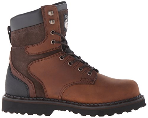 Georgia Boot Unisex-Adult Brookville 8' Work Boot-M Men BRN, Dark Brown, 10.5