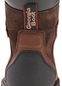 Georgia Boot Unisex-Adult Brookville 8' Work Boot-M Men BRN, Dark Brown, 10.5