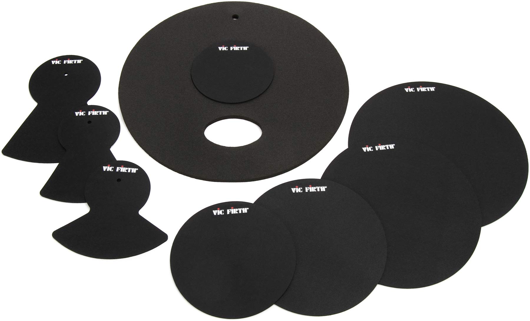 Vic Firth Vic Firth Mute Prepack w/ 10”, 12”, 14”, 16, 22, Hi-Hat And Cymbal (2)