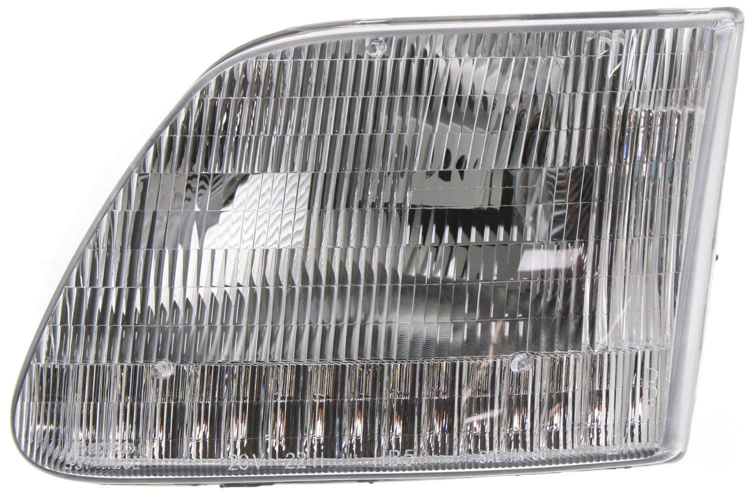 Evan Fischer Driver and Passenger Side Headlight Set of 2 Compatible with 1997-2003 Ford F-150, 1997-1999 F-250, 1997-2002 Expedition & 2004 F-150 Heritage - FO2503139, FO2502139