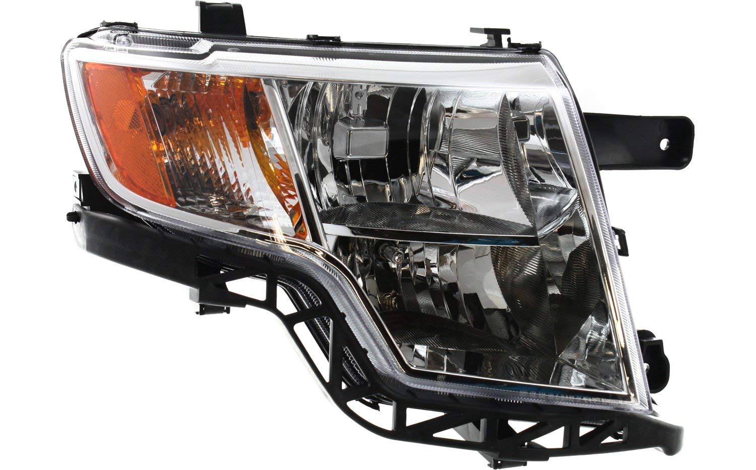 Evan Fischer Driver and Passenger Side Headlight Set of 2 Compatible with 2007-2010 Ford Edge - FO2503228C, FO2502228C