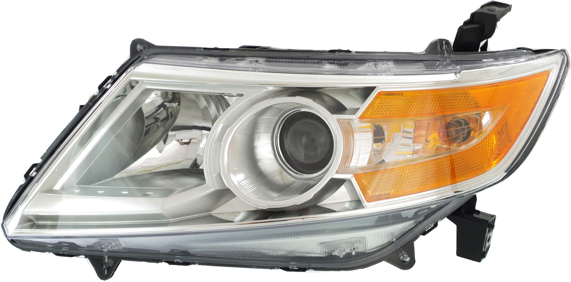 Evan Fischer Headlight Set of 2 Compatible With 2011-2013 Honda Odyssey OE comparable Halogen Direct Fit Driver and Passenger Side