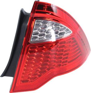 evan fischer passenger side tail light compatible with 2010-2012 ford fusion lens and housing