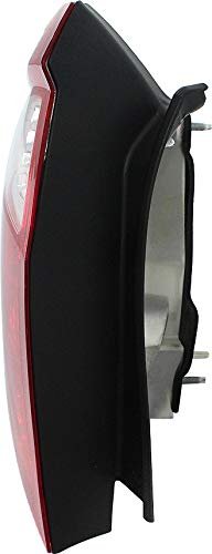 Evan Fischer Driver Side Tail Light Assembly Compatible with 2010-2012 Ford Fusion Lens and Housing