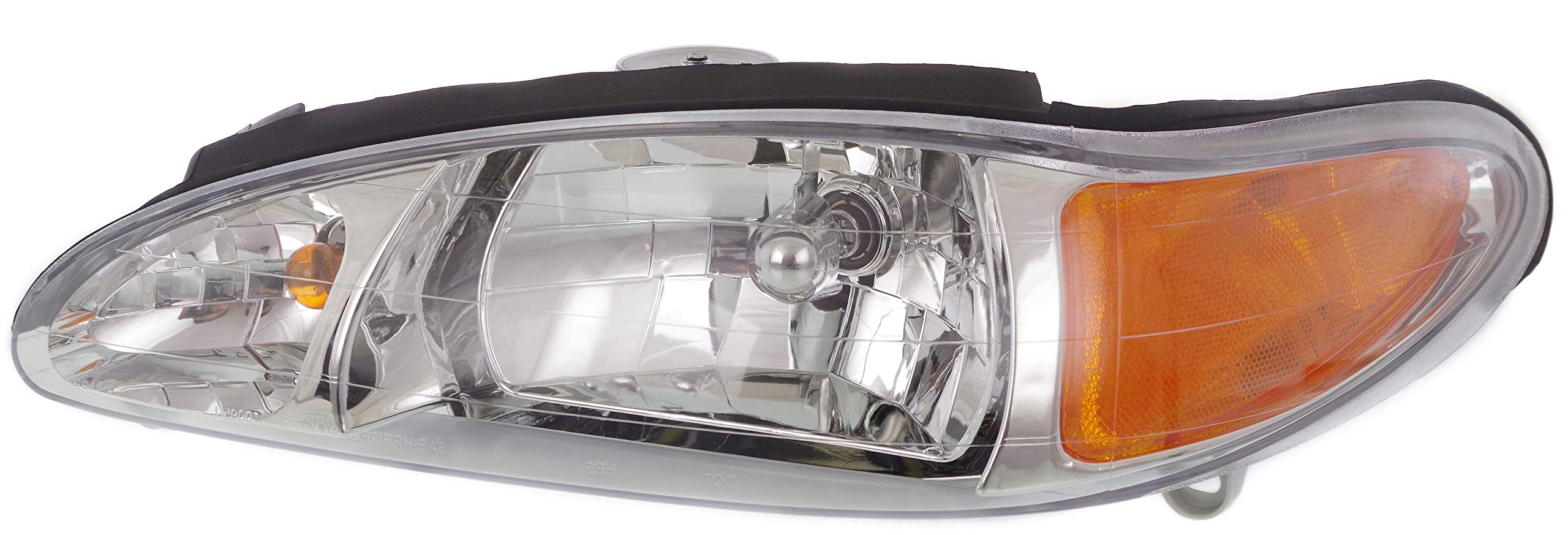 Evan Fischer Driver and Passenger Side Headlight Set of 2 Compatible with 1997-2002 Ford Escort, Fits 1997-1999 Mercury Tracer - FO2502137, FO2503137