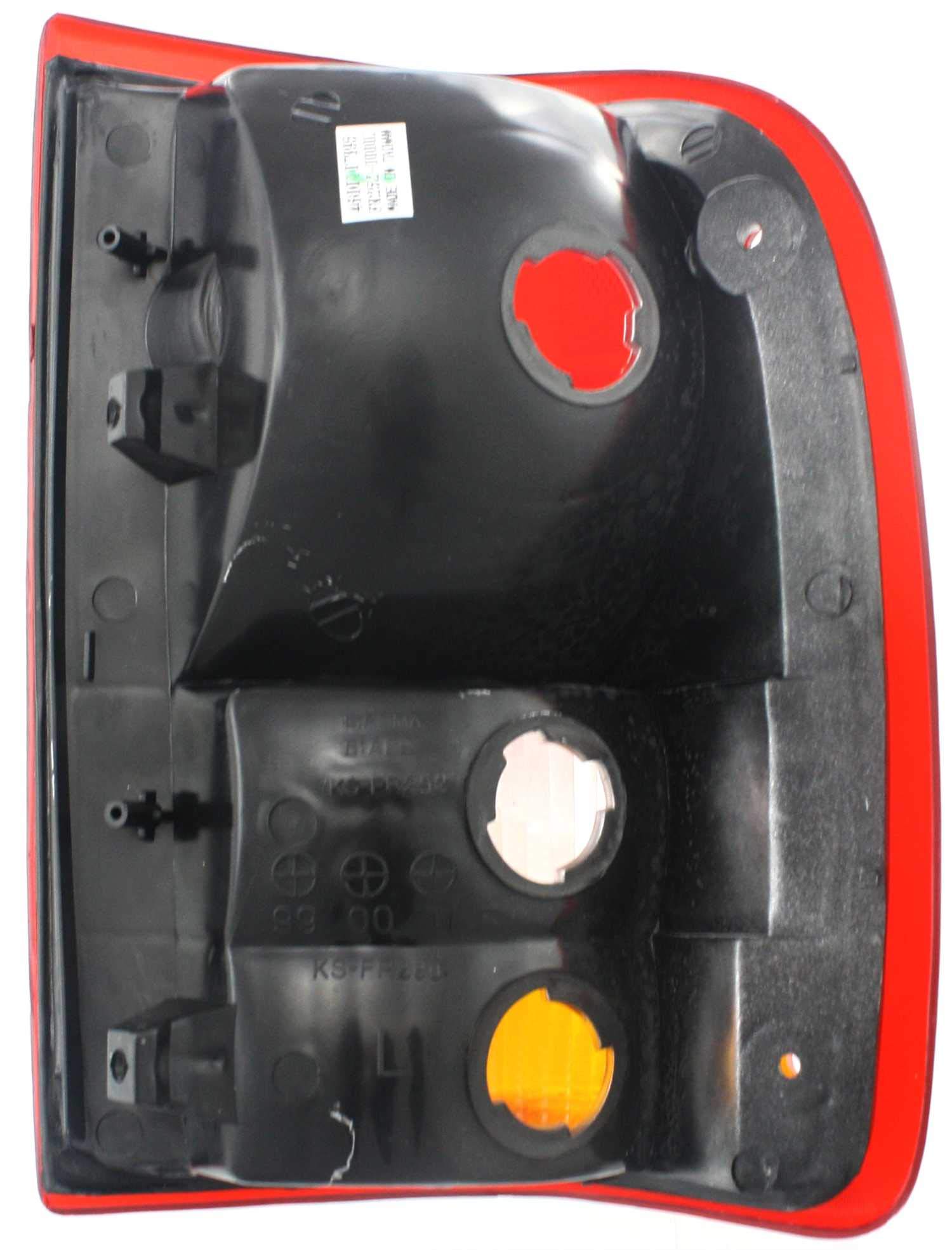 Evan Fischer Tail Light Lens and Housing Compatible with 1993-1997 Ford Ranger Driver Side