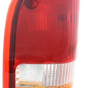 Evan Fischer Tail Light Lens and Housing Compatible with 1993-1997 Ford Ranger Driver Side