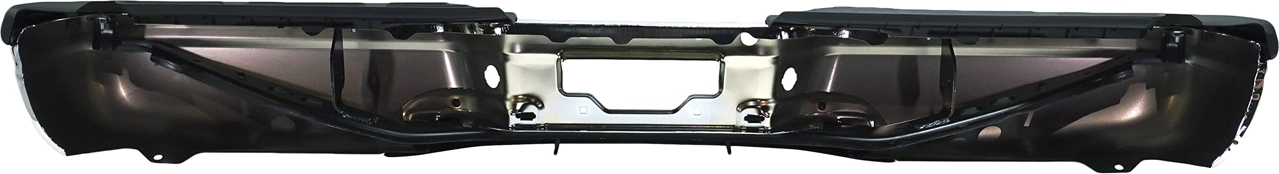 Evan Fischer Step Bumper Compatible with 1999-2007 Ford F-250 Super Duty & 1999-2007 Ford F-350 Super Duty Chrome Steel