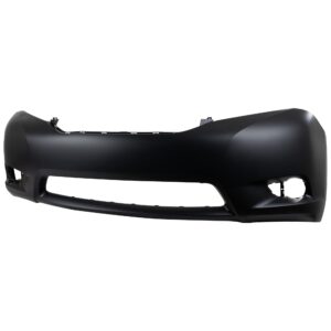 Evan Fischer Front Bumper Cover Compatible with 2011-2017 Toyota Sienna Base, L, LE and XLE Models Primed TO1000369