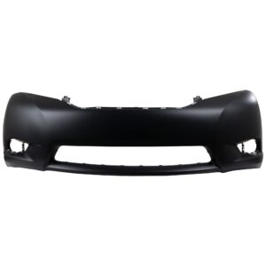 Evan Fischer Front Bumper Cover Compatible with 2011-2017 Toyota Sienna Base, L, LE and XLE Models Primed TO1000369